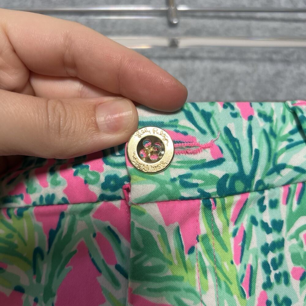 Lilly Pulitzer Kelly High Rise Skinny Ankle Pants, Sz 2 - Picture 4 of 6